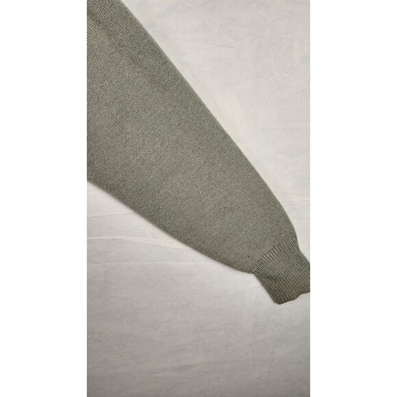 Women’s Philosophy Button Front Long Sleeve Grey/Green Cardigan Medium - Picture 9 of 11